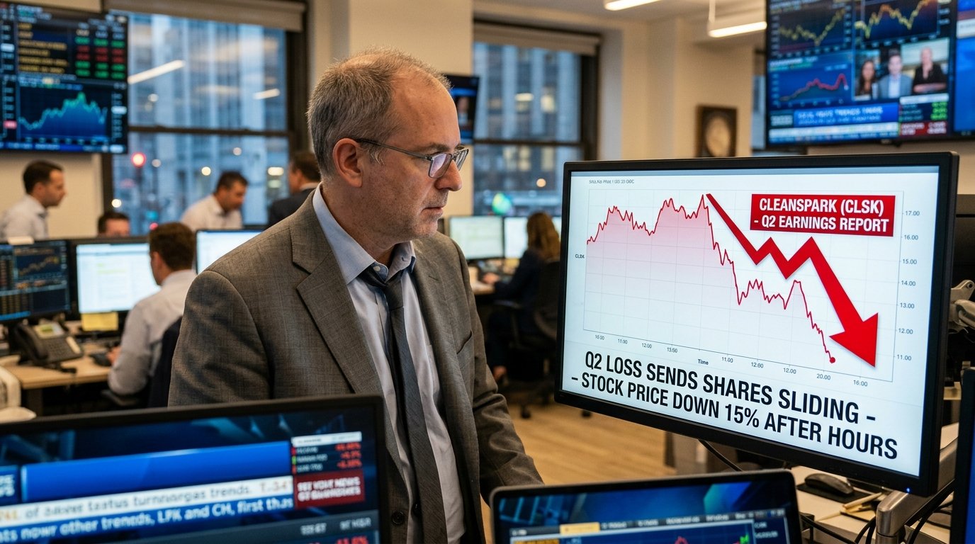 CleanSpark Q2 Loss Sends Shares Sliding